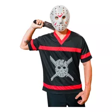 Camisa Jason Fantasia Massacre Da Serra Elétrica Halloween