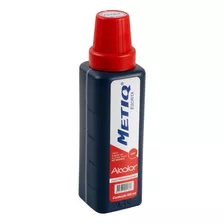 Tinta Para Cartaz Metiq Alcolor Velmelha Tubo 500 Ml 