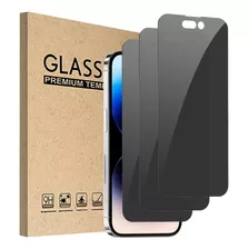 3 Piezas Mica Privacidad Cristal Templado Para iPhone 11-14