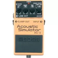 Pedal Acoustic Simulator Para Guitarra Boss Ac-3 Novo C/nfe