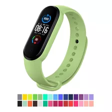 Pulseira Colorida Silicone Compatível Com Xiaomi Mi Band 5/6