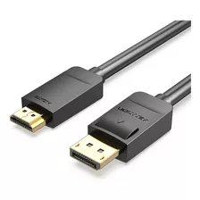 Cable Displayport A Hdmi 2.0 Fullhd Gamer Pc Vention De 1,5 M