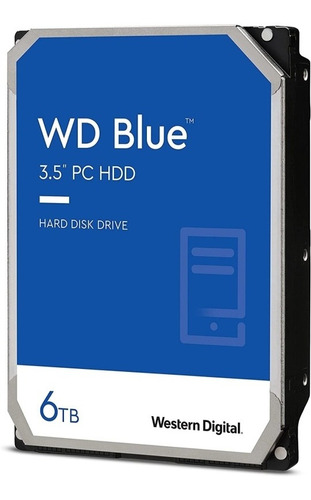 Western Digital 6tb Blue Pc -  Sata 6gb/s, 256 Mbcache