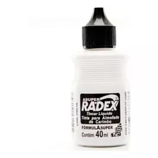 Tinta Para Almofada De Carimbo Radex 40 Ml Preta