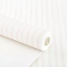 Papel De Parede Importado Acetinado Listrado Top Tnt Rosa 