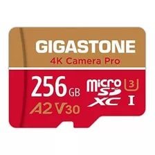 Gigastone 256gb Micro Sd Grabación De 4k Video A2 V30 Origin