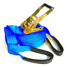 Kit Slackline 15 Mts Azul Catraca + Cinta Esportes Radicais