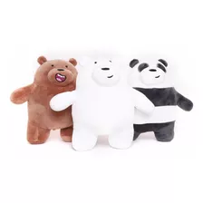 Peluche Oso Escandaloso 20cm Combo X3 Con Huella Parados