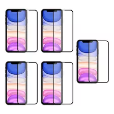 Kit 5 Películas De Vidro 3d Para iPhone X Xr Xs Max 11 12 13