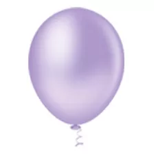 Balão Bexiga Liso N°5 Diversas Cores - Pic Pic Cor Lilás