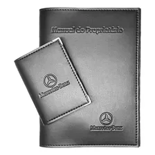 Porta Manual Mercedes Benz + Acessorio Couro Ecológico