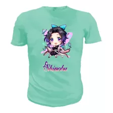 Playera Demon Slayer Shinobu Mariposas Para Adultos Y Niños