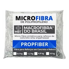 Fibra Polipropileno 12mm Para Concreto E Reboco. (600g)