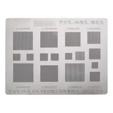 Stencil Amaoe Bga Universal 16 Para Reballing Celular