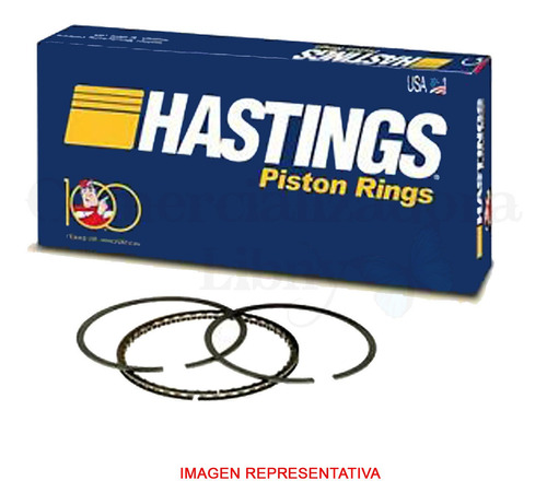 Anillos Hastings Para Chevrolet P30 Van 1974 5.7l Std Negro Foto 2