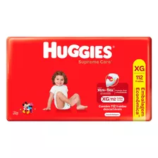 Huggies Fralda Descartável Supreme Care Xg 112 Fraldas