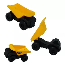 Conjunto Mini Caminhão Tratores Obra E Construção Fricção 