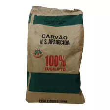 Saco De Carvão Vegetal 10kg 100% Eucalipto Premium 