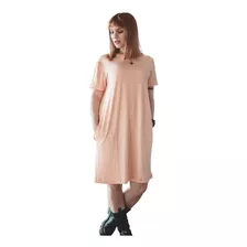 Vestido Con Bolsillos Deportivo Verano Manga Corta