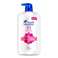 Shampoo Head & Shoulders 2 En 1 Suave Y Manejable 1 Lt