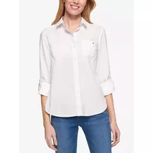 Camisa Blanca Tommy Hilfiger Talla L 