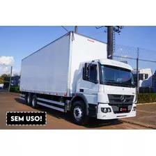 Mercedes Benz Atego 2426 6x2 2022 * C/ Baú *