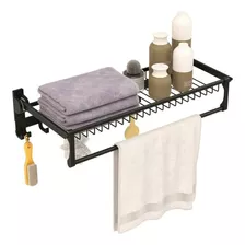 Estantería Plegable Para Baño Tangkula (negro)