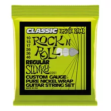 Cordas Guitarra 010-046 Rock Roll Pure Nickel Ernie Ball