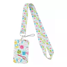 Lanyard Dentista Celeste Cinta Colgante Portacredencial 