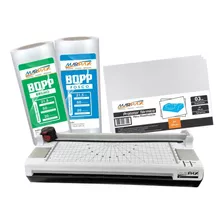 Kit Laminadora A3 320e + 02 Bopp A4 Brilho E Fosco 110v