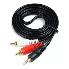 Cable Rca (av) A Plug Auxiliar 3.5mm De 3 Metros 