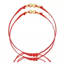 Pulsera Infinito Mini - Hilo Rojo - Chapa Premium - Pareja