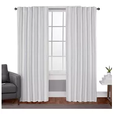 Juego De Cortinas En Tela 150x230 Sentite Bella