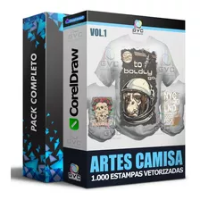 Pack 1.000 Estampas Sublimação De Camisas Vetorizadas Vol.1