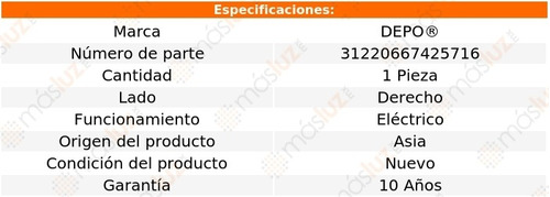 Faro Der Elctrico P/halog Mercedes-benz C240 01/02 Depo Foto 4