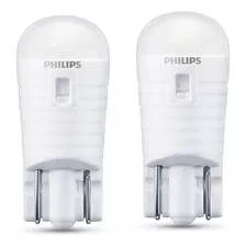 Lampada Philips Pingo Led Ultinon 6000k W5w T10 Super Branca