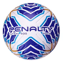 Bola De Futsal Matis Xxiv Branco/marinho/azul Penalty