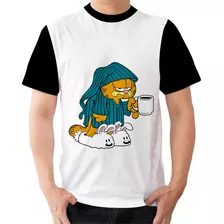 Camisa Camiseta Garfield Dormindo Soneca Pijama 3