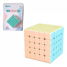 Cubo Magico Rubik Moyu Color Pastel 5x5x5 Velocidad 