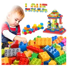 Juguete De Construcción Bloques Niños Grande Con Caja 200pcs