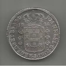 Moeda De Prata Brasil. 960 Reis. Ano 1816.
