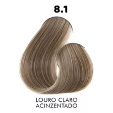  Tintura Para Cabelo Coloração Capilar Tinta Brazilian Color Tom 8.1 Louro Claro Cinza