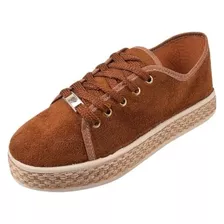 Tênis Feminino Casual Sapatenis Confortavel Detalhe Gorgurão