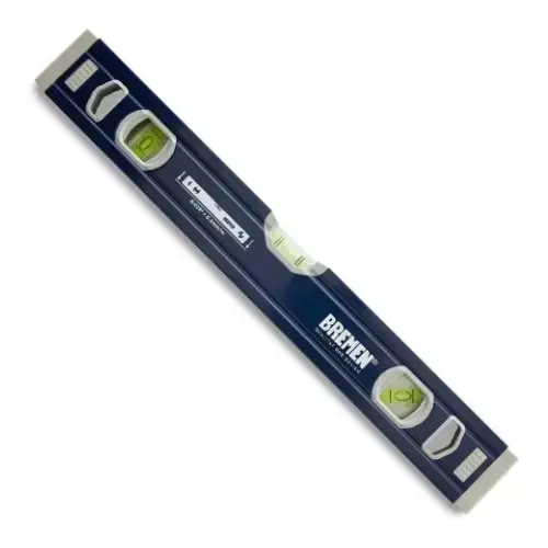 Nivel Optico De Burbuja Bremen 40 Cm Aluminio 3 Burbujas Cod. 7164 Dgm