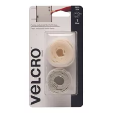 Cinta Adherible Velcro® Tira Sujetador Alta Fijación Blanca