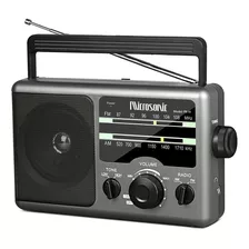 Radio De Mesa Microsonic Am- Fm Corriente Pilas Audio