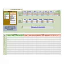 Contabilidad, Planilla Excel Control Ingresos Egresos Ahorro