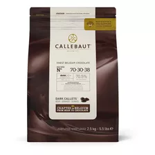 Chocolate Amargo 70% Callebaut Bolsa 2.5 Kgs.