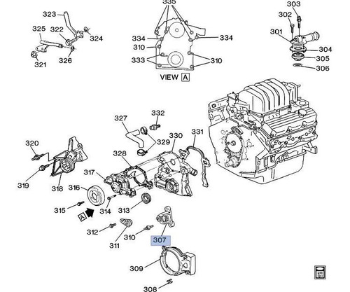 Sensor Ciguenal Ckp Oldsmobile Lss V6 3.8l 1996 Foto 9