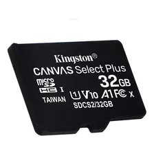 Tarjeta De Memoria Kingston Sdcs2/sp Canvas Select Plus 32gb